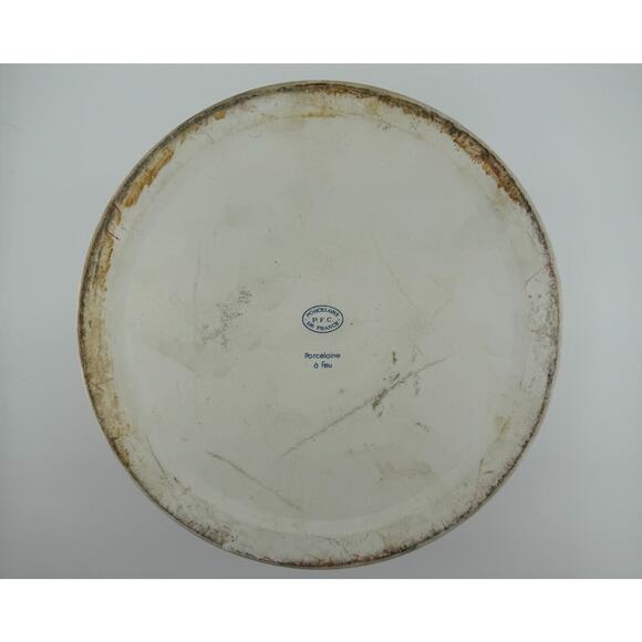 RARE French Hand Painted Crock Dish Porcelaine de France Mid Century Seafood - Picture 8 of 10